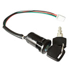 Universal 4-Wire Ignition Switch with Keys for ATV and Dirt Bikes