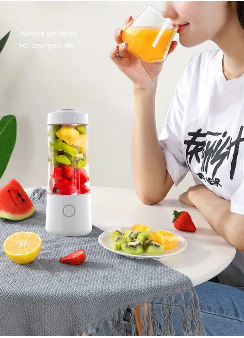 Portable Electric Rechargeable Juicer Blender Cup