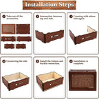 Wooden Money Saving Challenge Box for Cash
