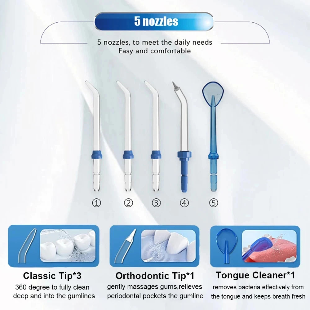 Electric Dental Water Flosser for Teeth with 800ml Tank