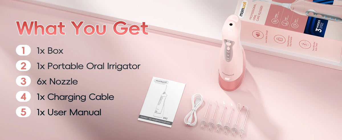 Portable Rechargeable Electric Water Flosser for Teeth