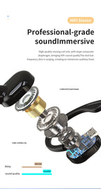 Wireless Ear-Hook Bluetooth Headset for Sports and Business