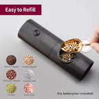 Electric Automatic Salt and Pepper Grinder with LED Light