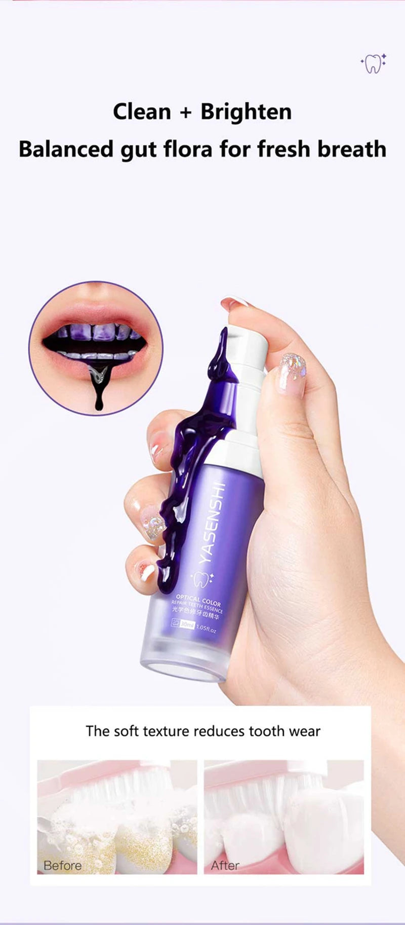 Deep Cleaning Teeth Whitening Foam Toothpaste - 16