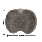 Silicone Shower Back Scrubber and Foot Massager Mat