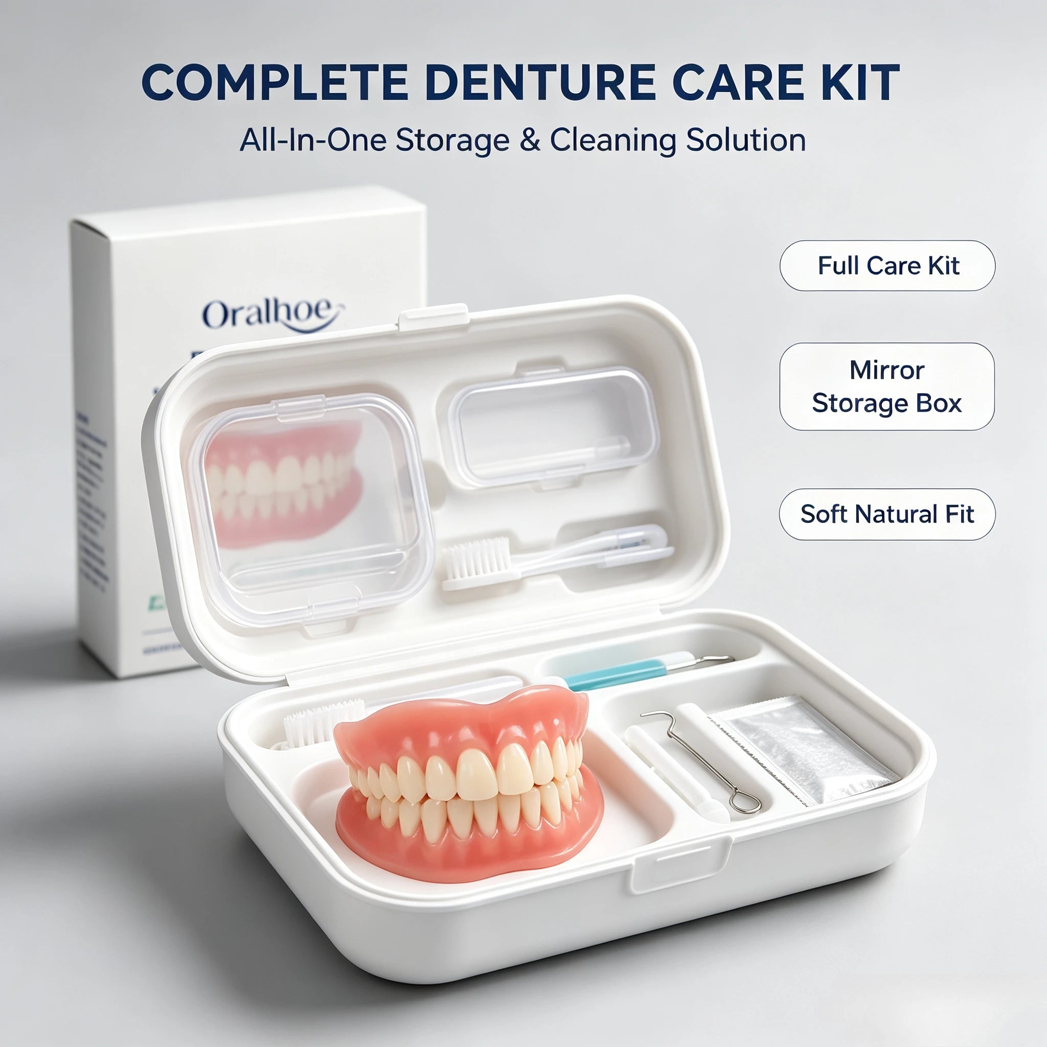 Adjustable Cosmetic Dentures for Instant Smile Restoration - 2