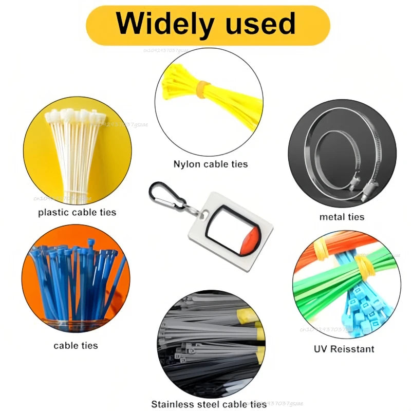 Portable Glow-in-the-Dark Cable Tie Organizer Tool