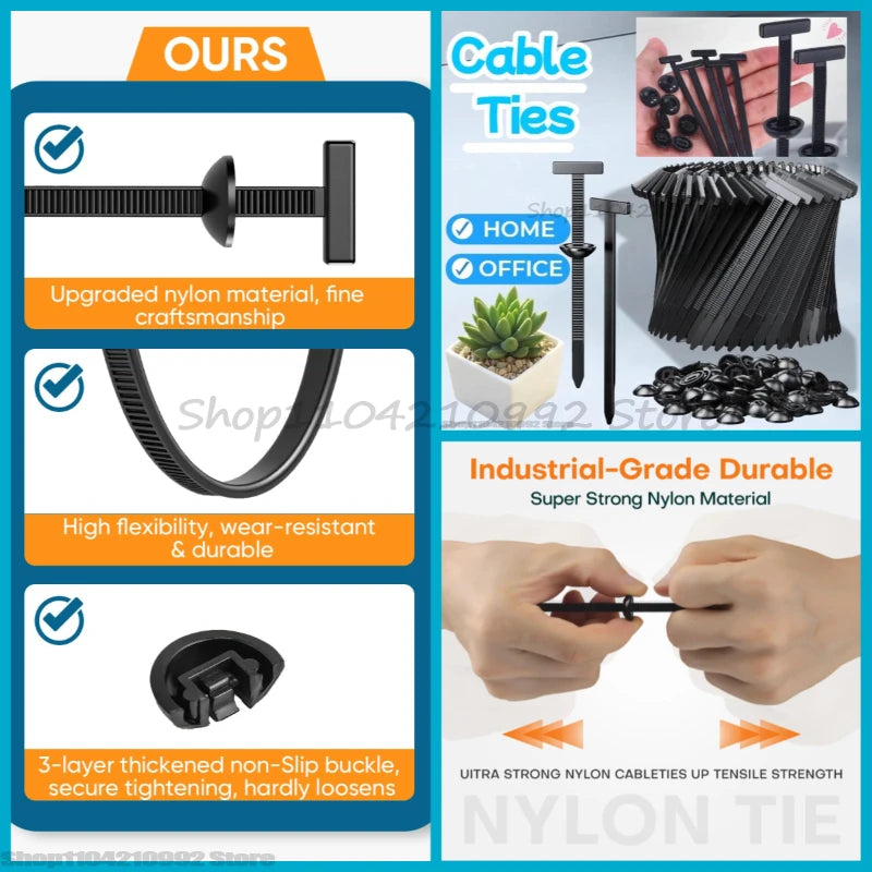 Heavy Duty Self-Locking Nylon Cable Ties