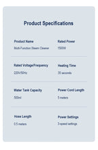 Multipurpose Handheld Steam Mop and Floor Cleaner