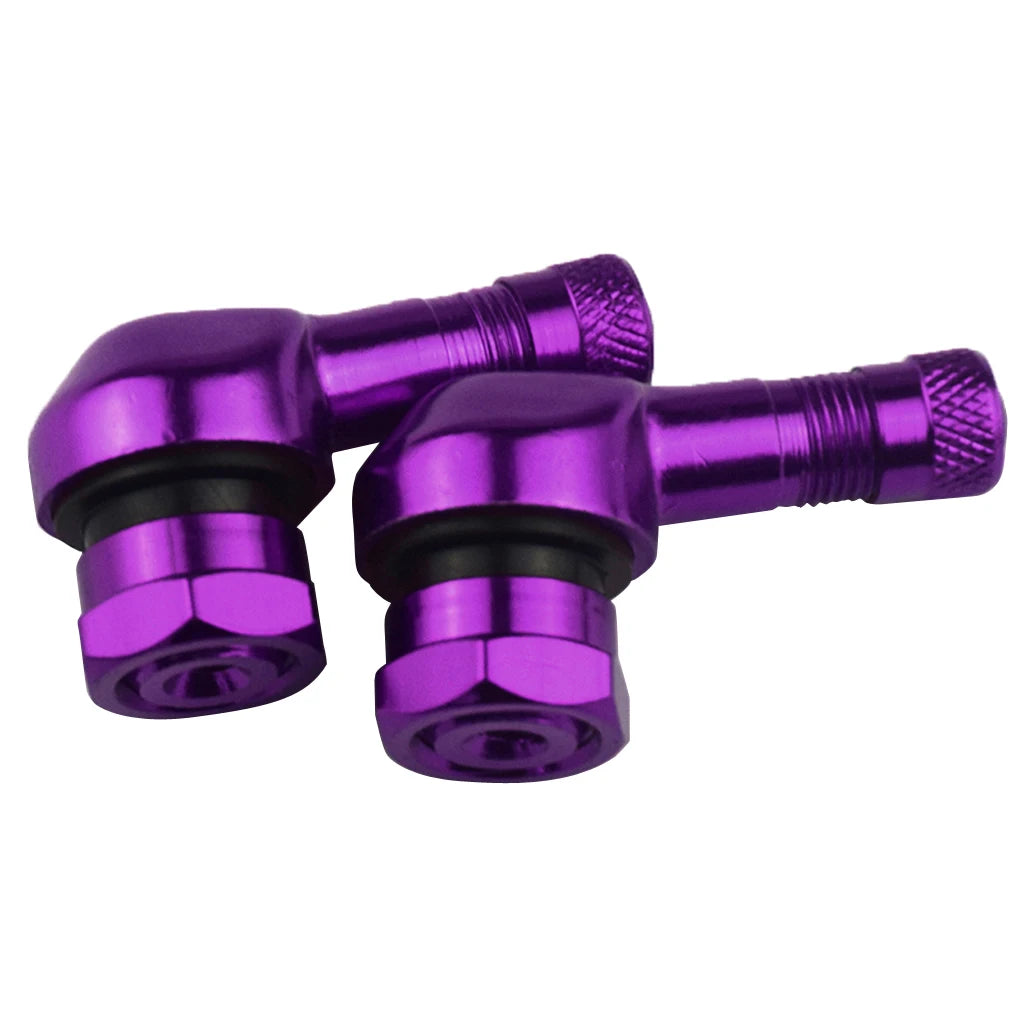 90 Degree Motorcycle Tire Valve Stems for Easy Pressure Checks - 19