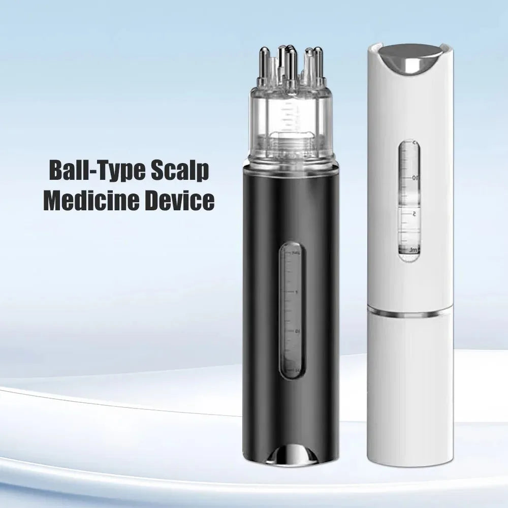 Portable Scalp Oil Applicator and Massage Comb