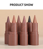 2-in-1 Waterproof Matte Lip Liner and Lipstick Crayon