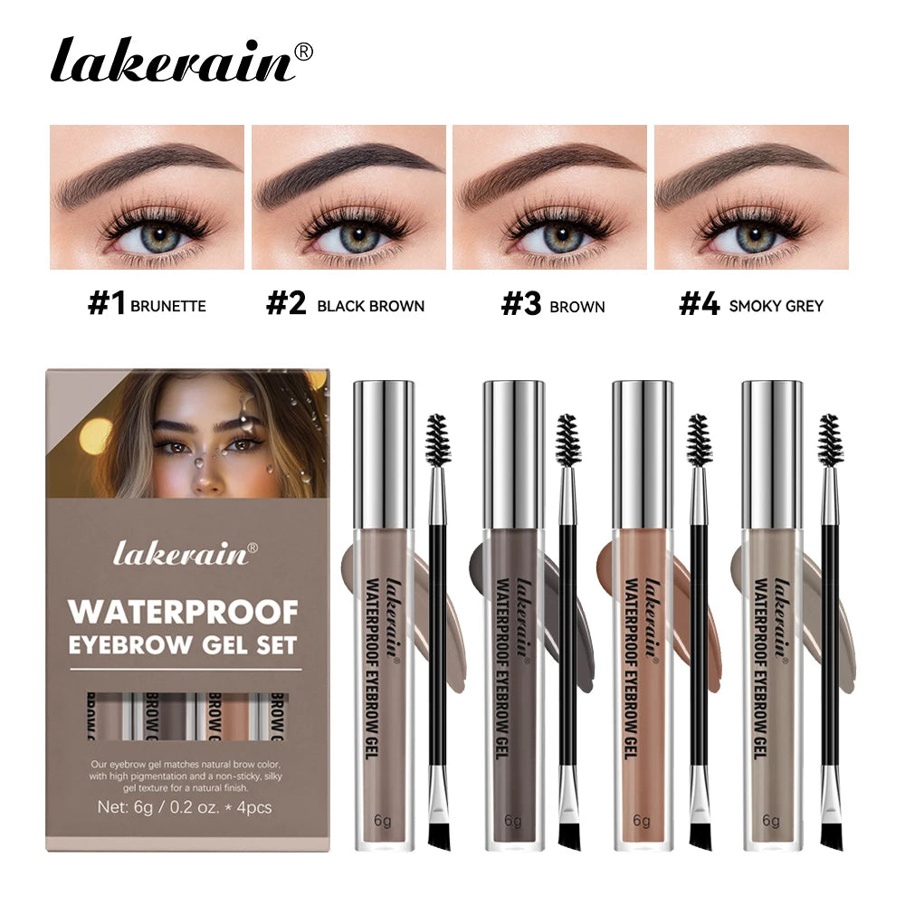 Long-Lasting Waterproof Eyebrow Gel Makeup Set