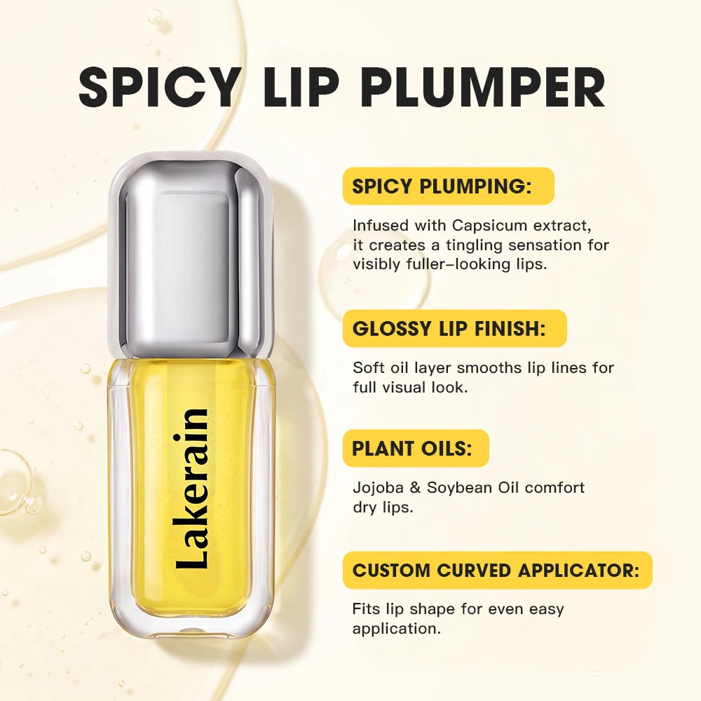 Spicy Tingle High-Shine Lip Plumping Gloss