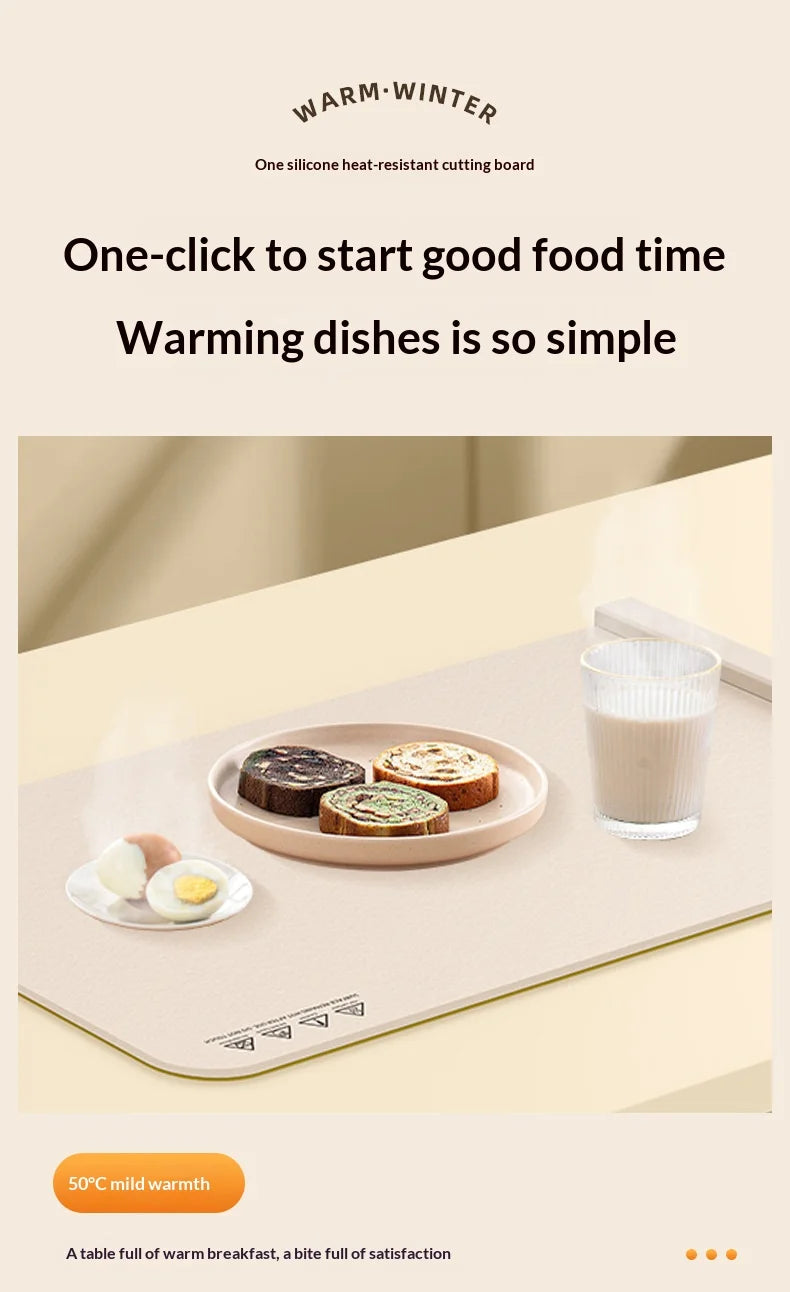 Portable Foldable Food Warming Mat for Kitchen - 11
