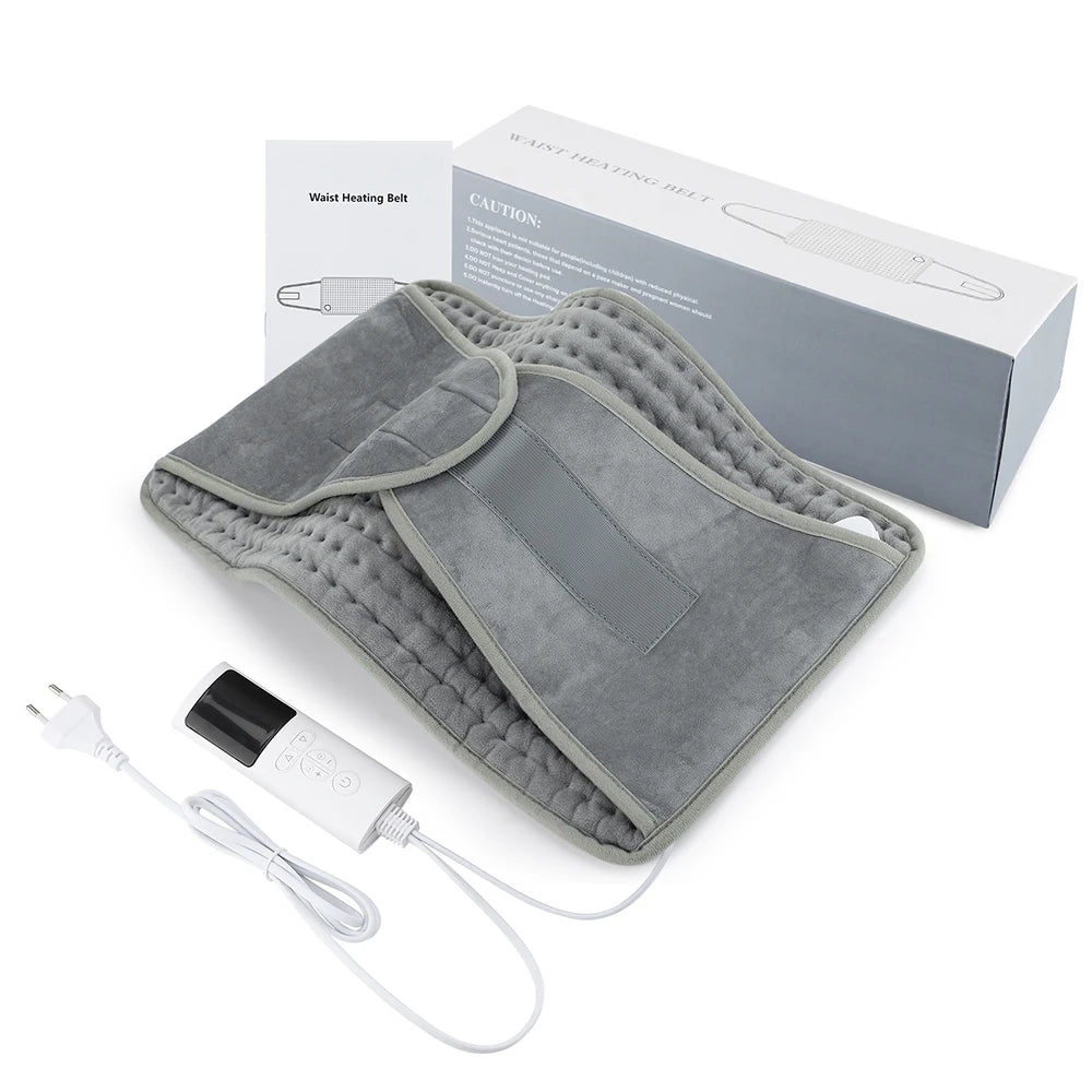 Electric Heated Waist and Back Support Wrap with Temperature Control