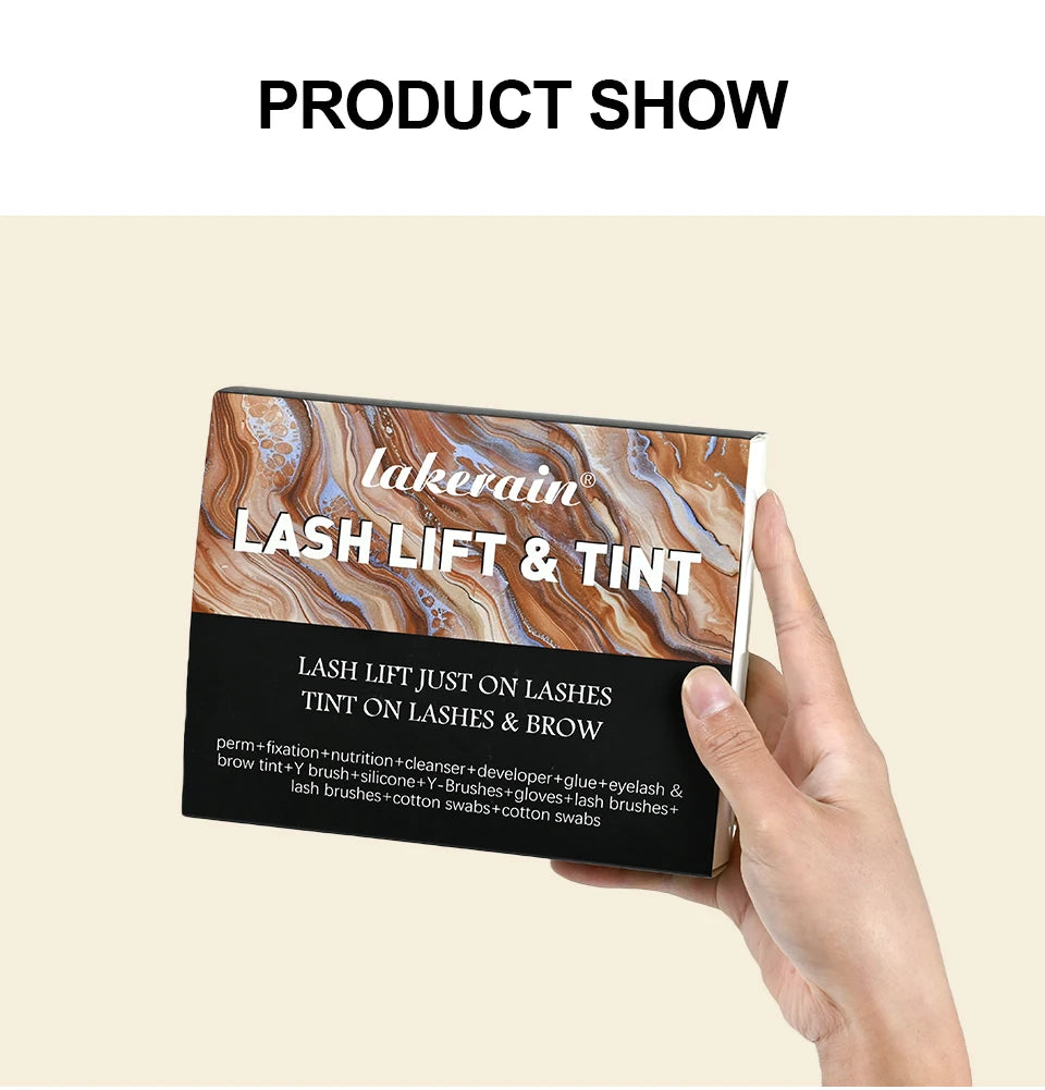 Professional Eyelash and Eyebrow Lifting and Tinting Kit