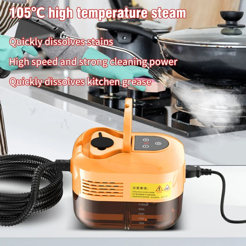 High-Pressure Handheld Steam Cleaner for Deep Home Cleaning - 3