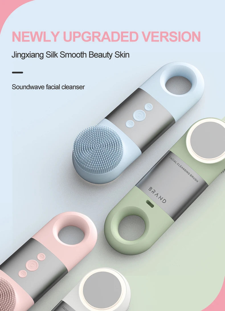 Hot and Cold Sonic Facial Cleansing Brush - 7