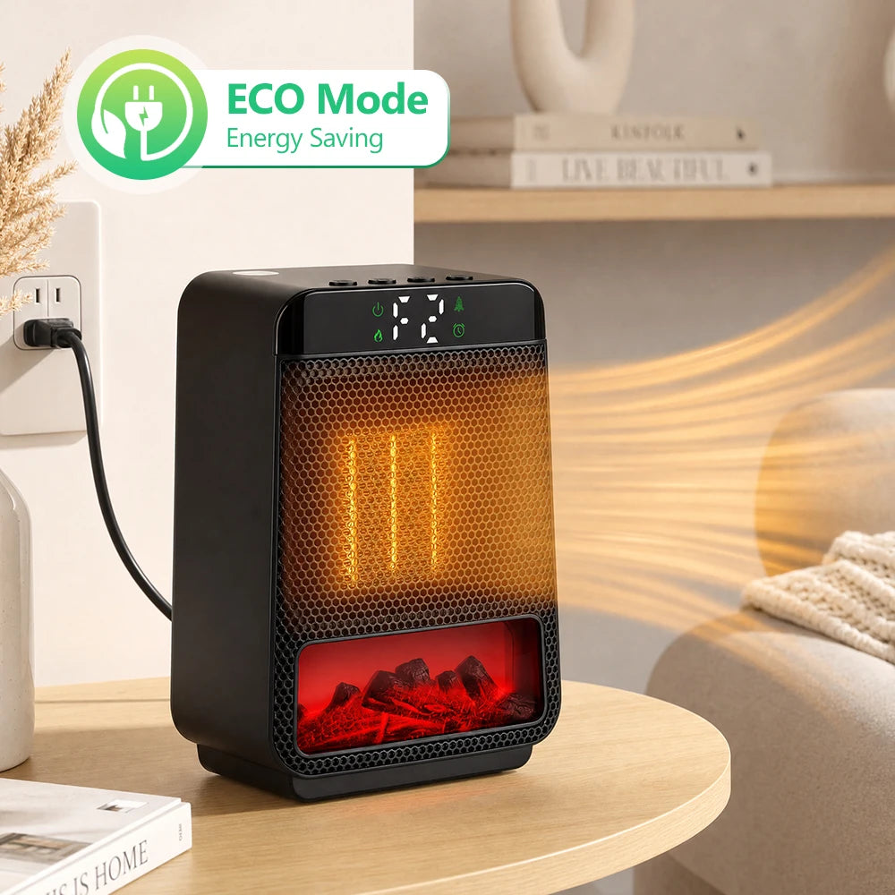 Portable Electric Space Heater with Digital Display