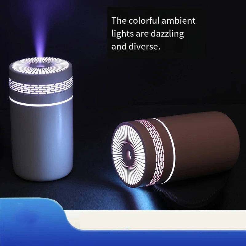 Portable Mini LED Car and Desk Humidifier