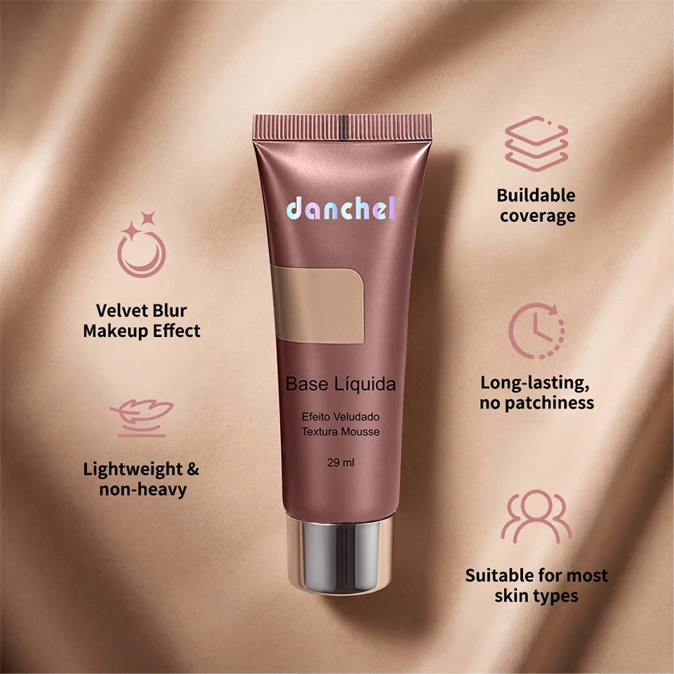 Velvet Matte Liquid Foundation for Flawless Coverage
