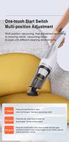 Cordless Handheld Vacuum Cleaner for Home and Car