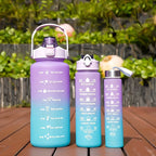 Motivational Leakproof Water Bottle with Time Marker