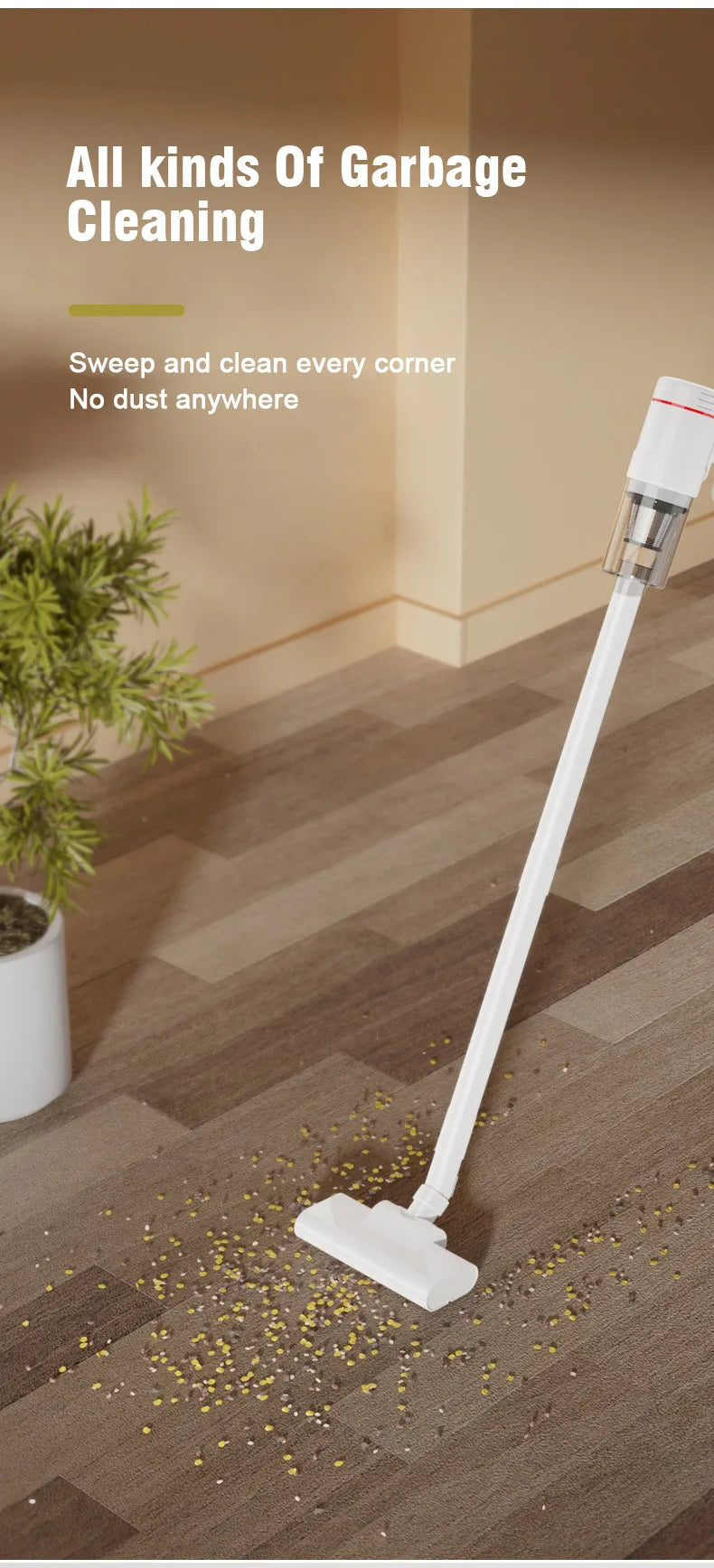 Cordless Handheld Car and Home Vacuum Cleaner - 9