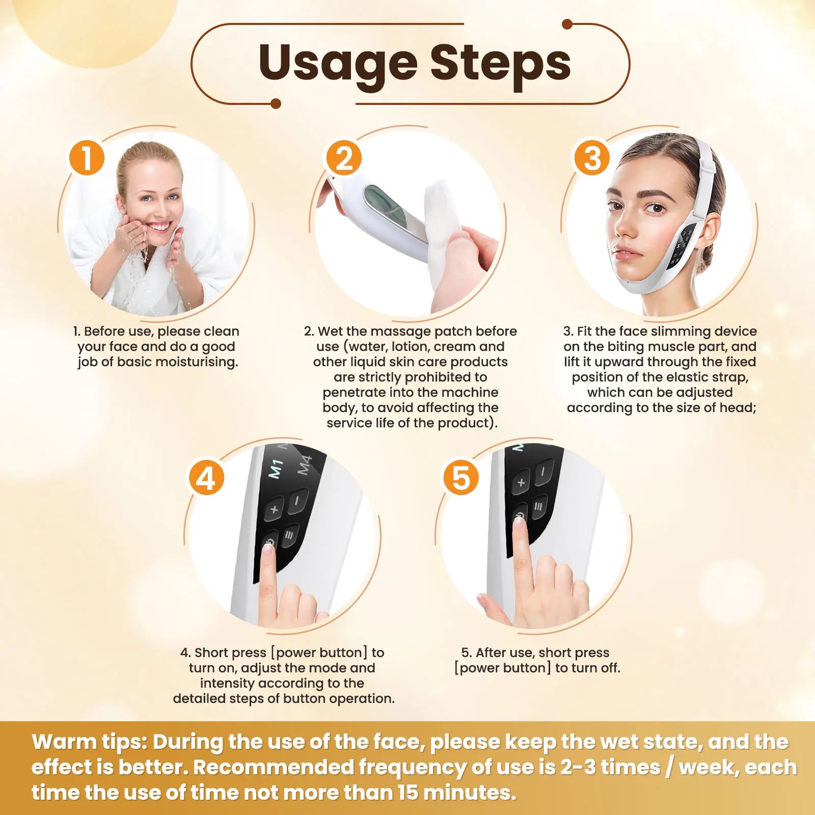Electric V-Face Lifting and Firming Beauty Device - 15