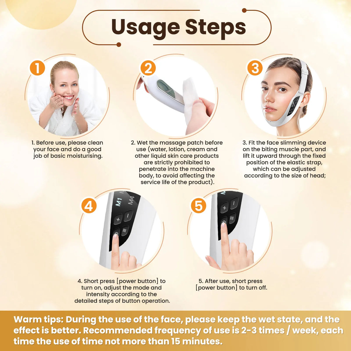 Electric V-Face Lifting and Firming Beauty Device