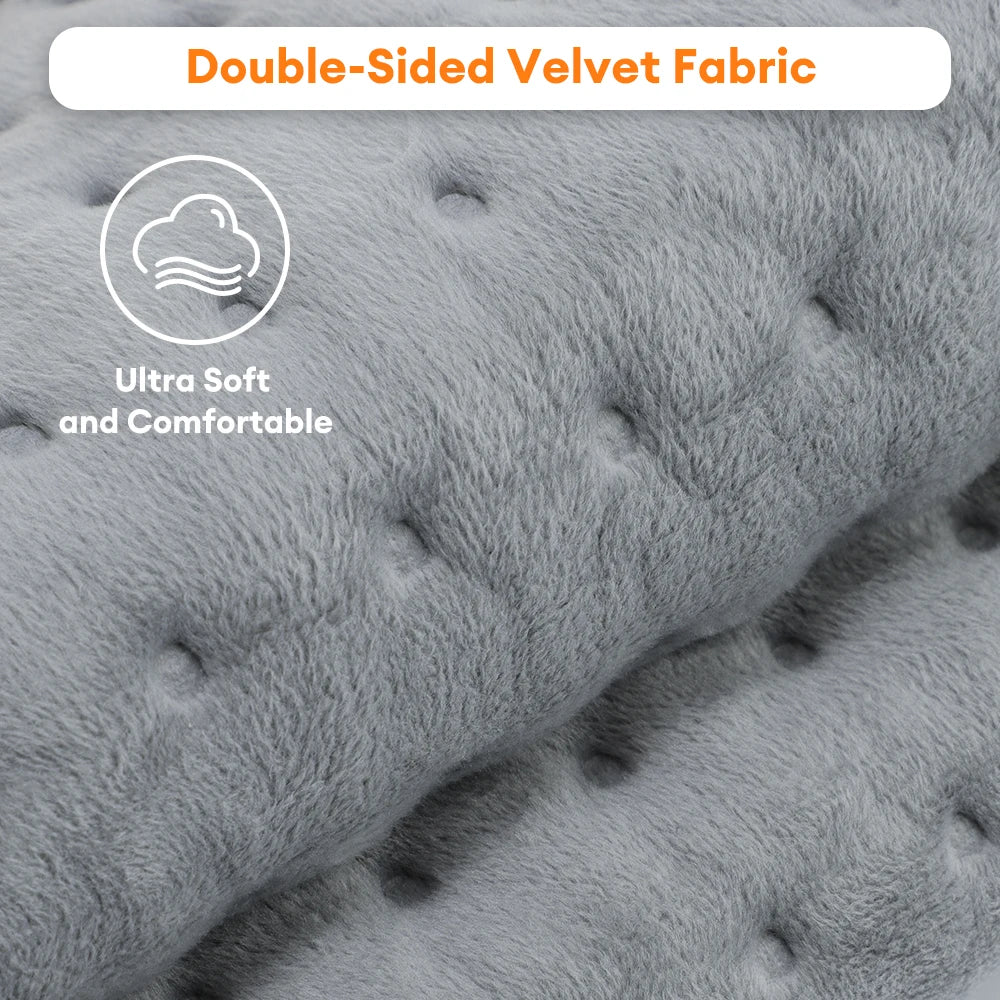 Electric Heating Pad with 9 Heat Settings and 4 Timer Modes - 11