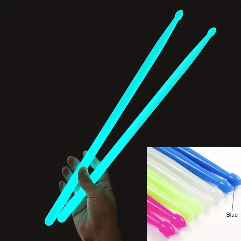 Glow in the Dark Luminous Drumsticks for Stage Performance