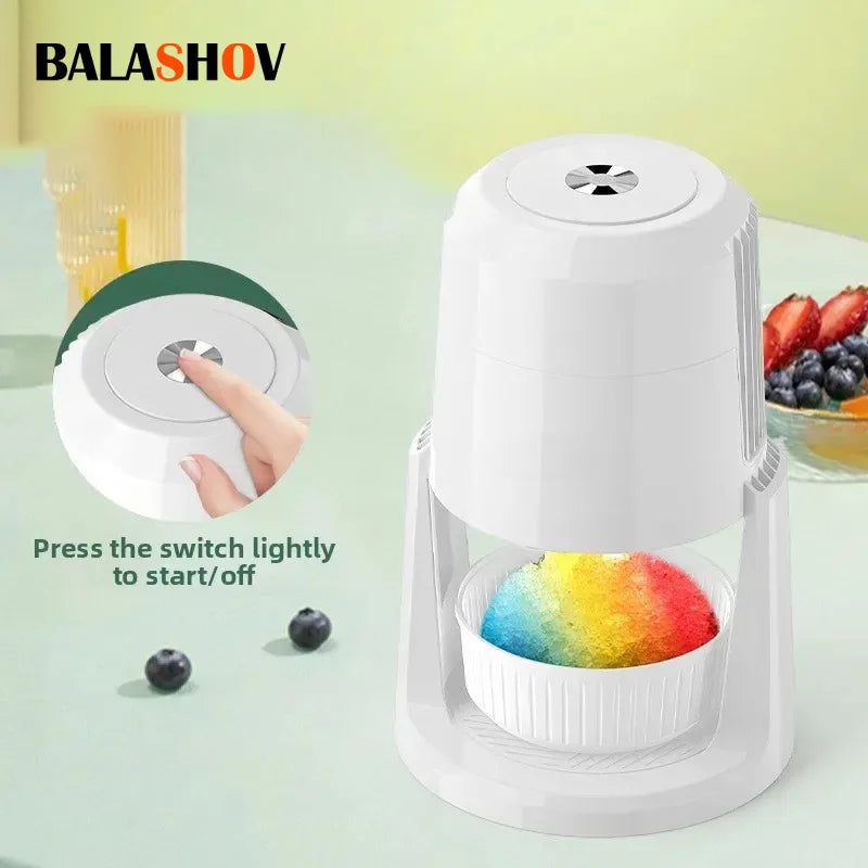 Automatic Electric Ice Shaver for Home Smoothies - 1