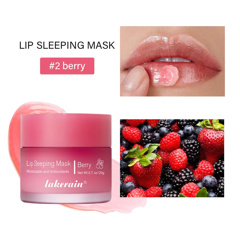 Moisturizing Lip Balm and Sleeping Mask Care Set - 20
