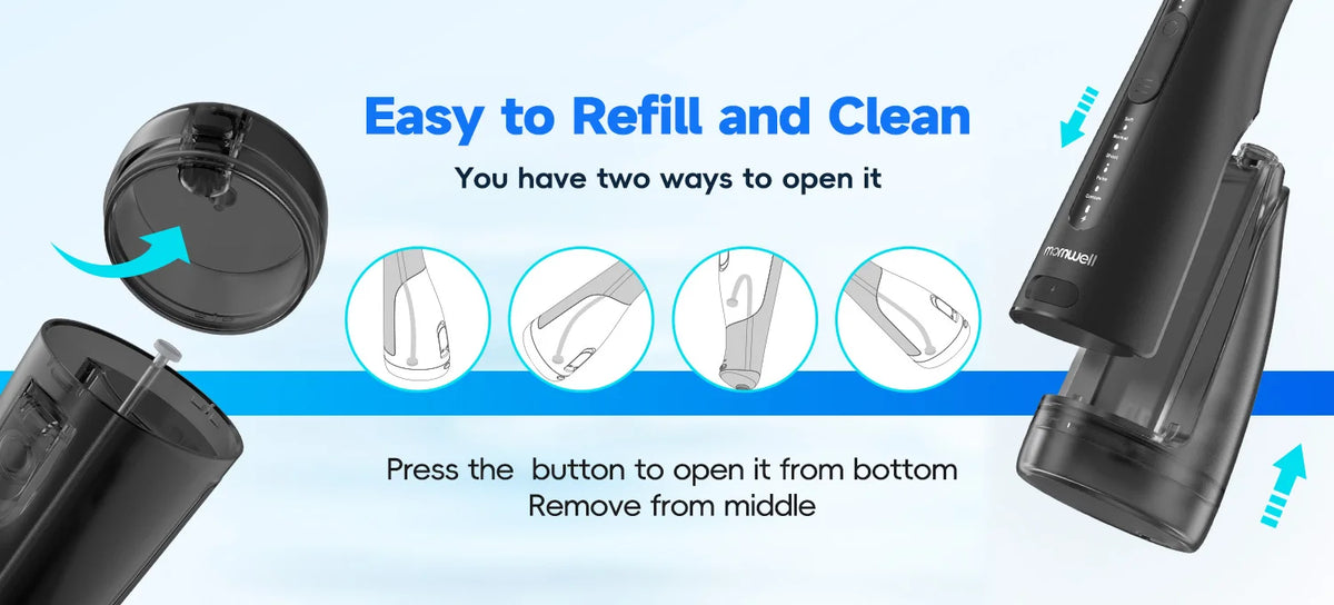 Portable Electric Cordless Water Flosser for Teeth Cleaning