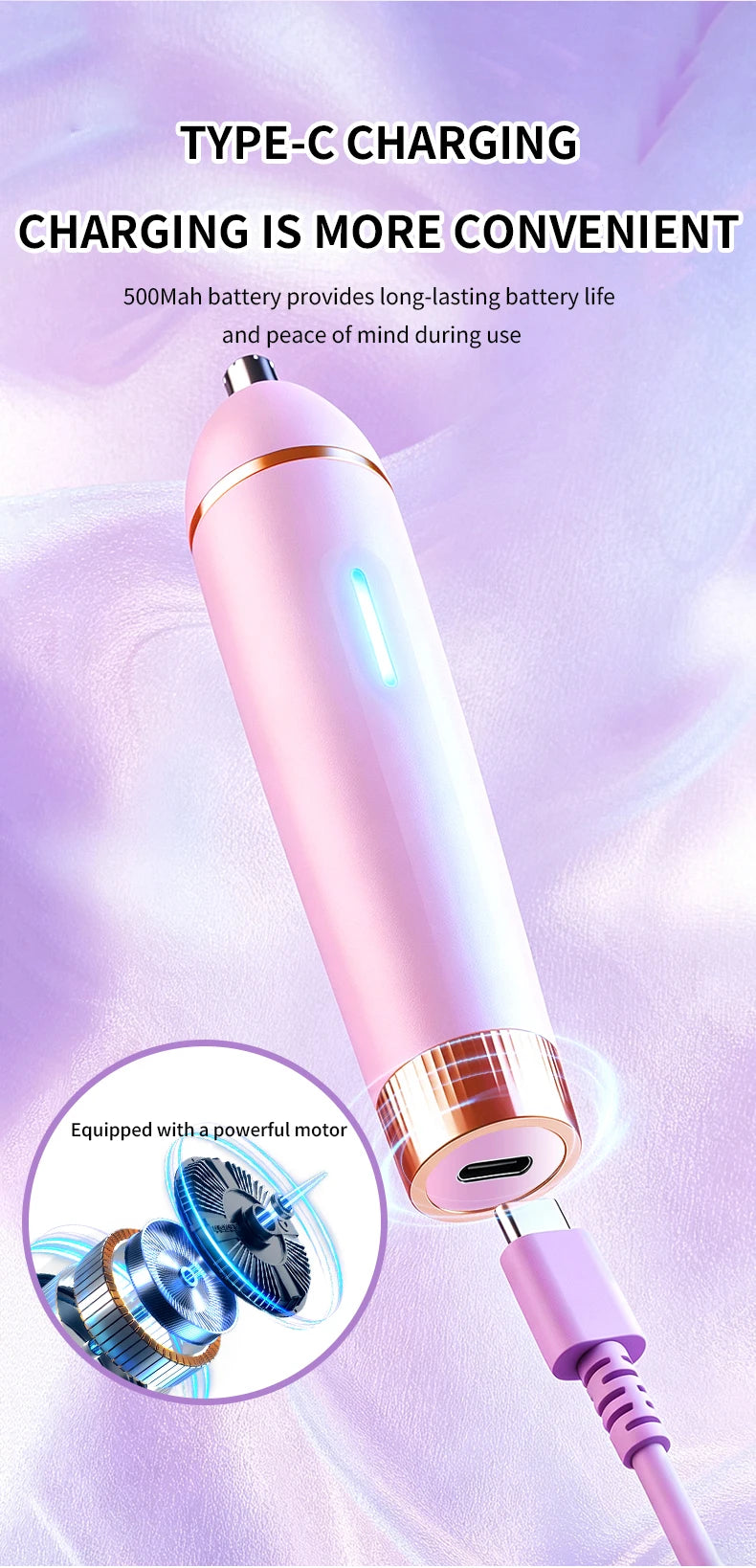 3-in-1 Waterproof Electric Shaver and Bikini Trimmer for Women