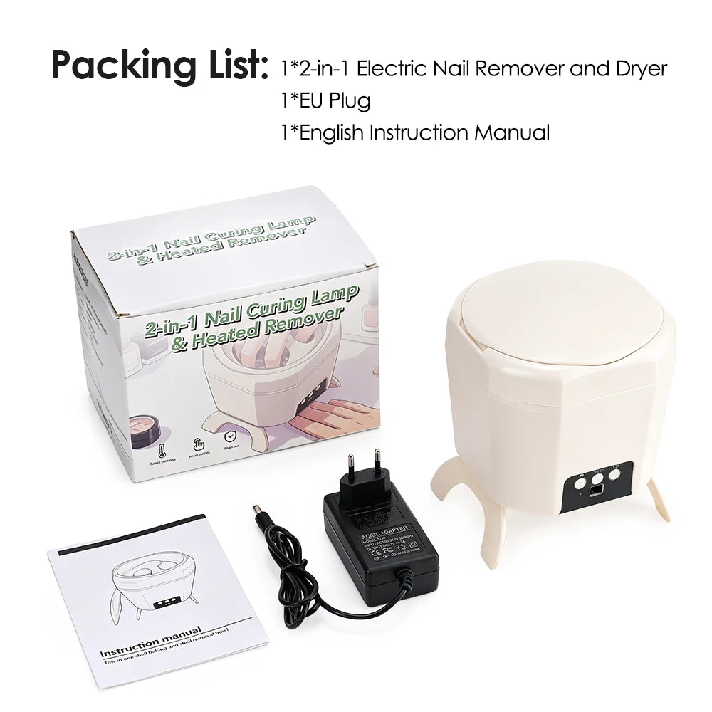 2-in-1 Electric Gel Nail Polish Remover and UV Dryer Machine