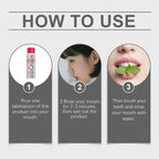Anti-Stain Teeth Whitening Mouthwash for Fresh Breath