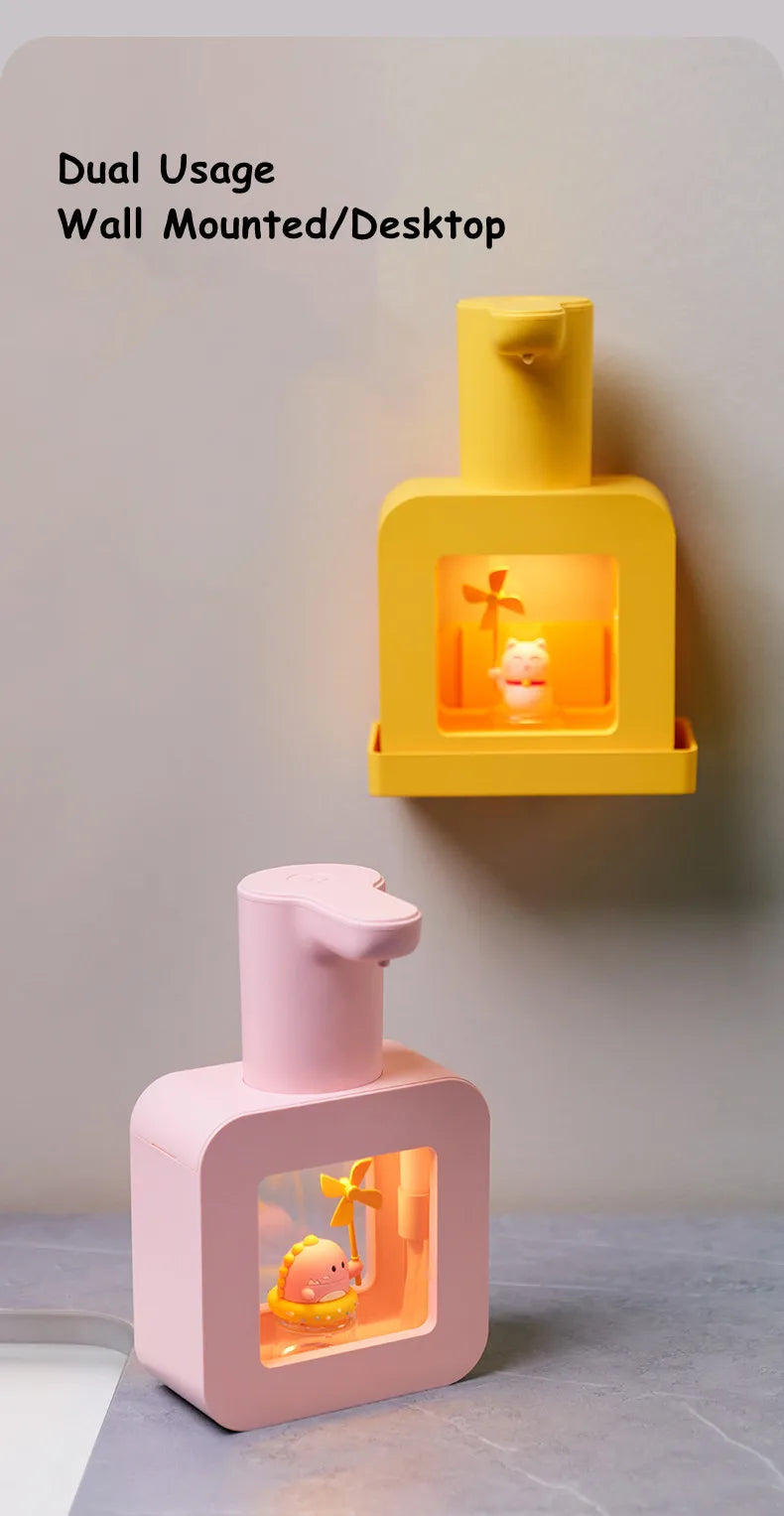 Automatic Touchless Soap Dispenser with Cute Pet Design