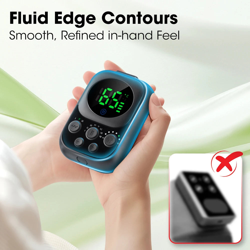 Wireless Heated Shoulder Massager with Vibration and App Control