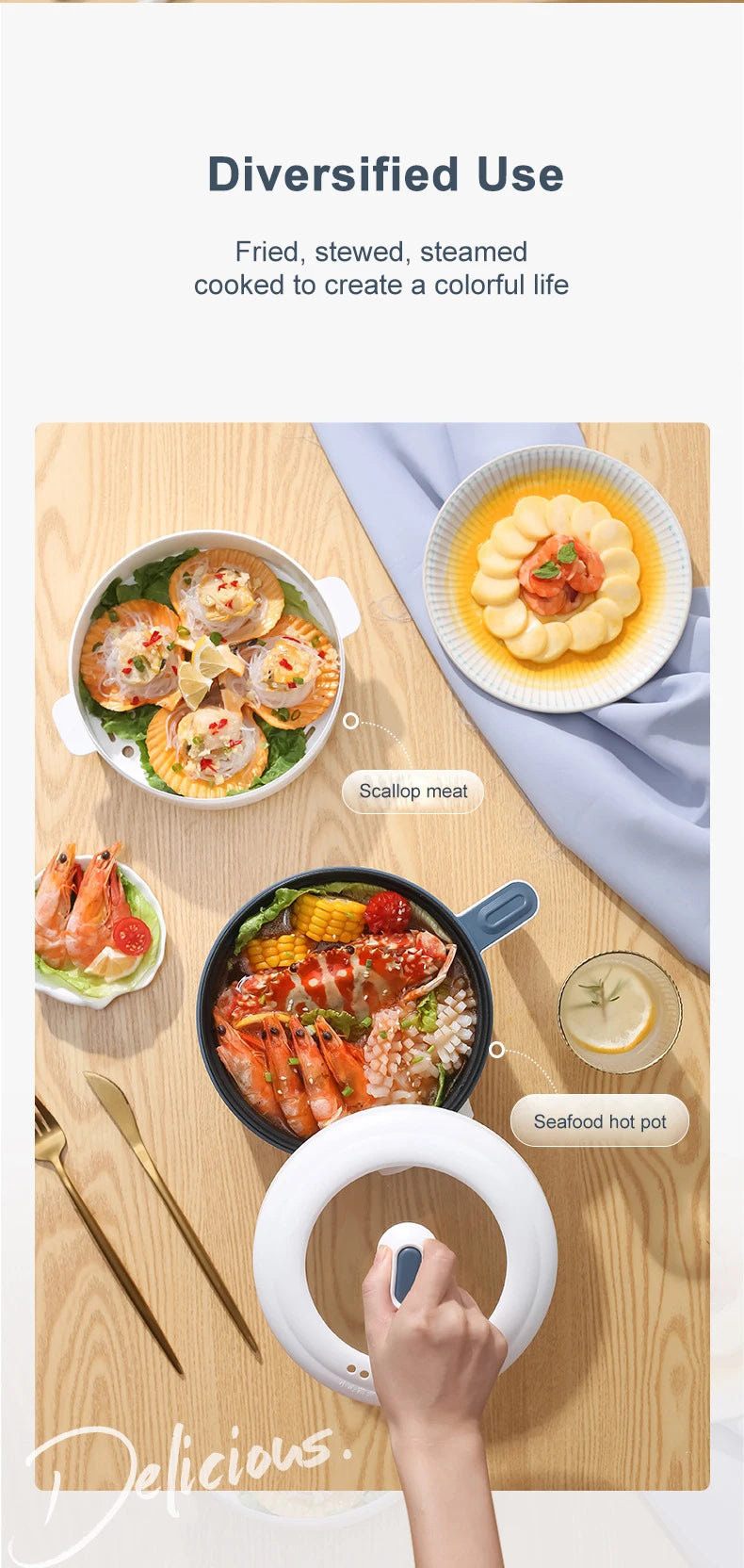 Compact Intelligent Electric Mini Rice Cooker