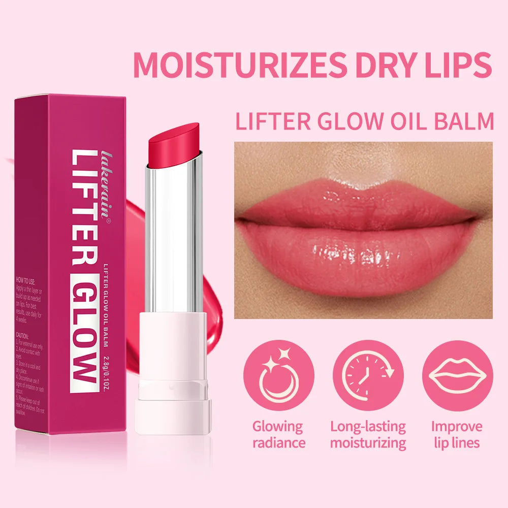 Hydrating Glow Lip Balm for Glossy Plump Lips