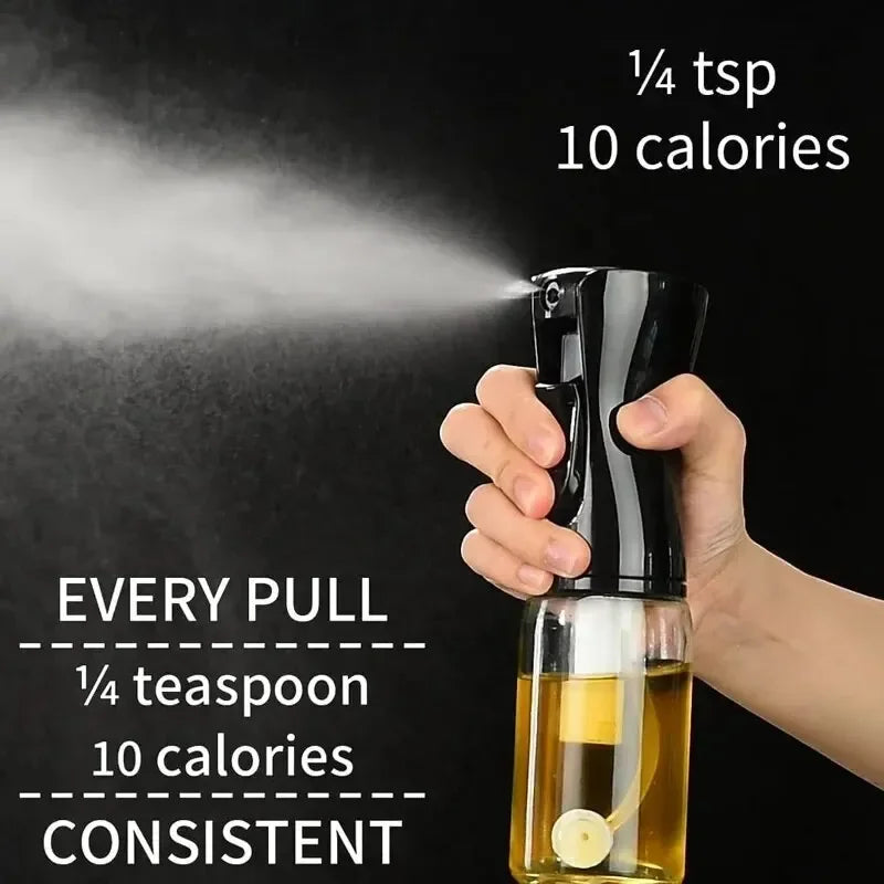 Refillable Oil Spray Bottle for Kitchen Cooking - 4