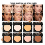 Matte Oil-Control Pressed Setting Powder for Face Makeup