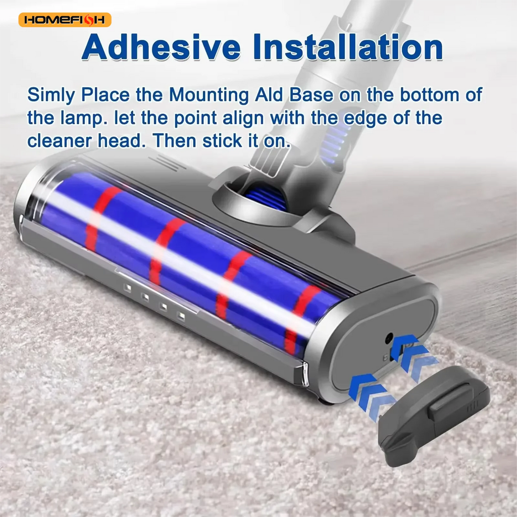 Vacuum Cleaner Dust Detector LED Light Attachment