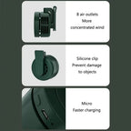 Portable Waist Clip Cooling Fan for Outdoor Activities