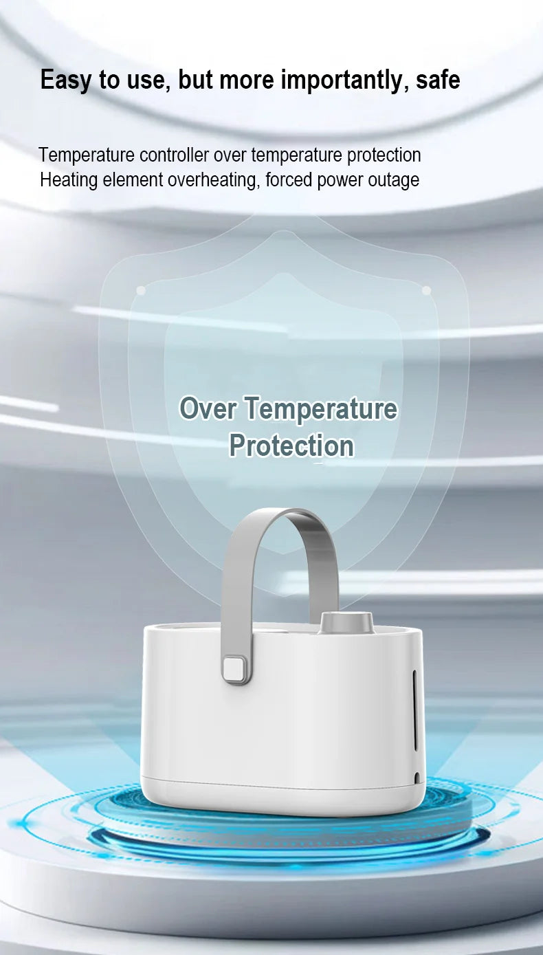 Portable Handheld High-Pressure Steam Cleaner for Home and Auto