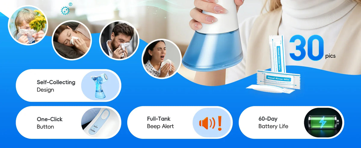 Electric Sinus Rinse Machine for Nasal Congestion Relief