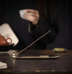 Ancient Style Boat Incense Stick Holder for Aromatherapy